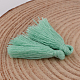 Decoraciones pendientes de borla de hilo de algodón NWIR-P001-03-34-1