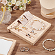 NBEADS Wooden Jewelry Display Tray Kit EDIS-WH0030-21A-4