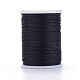 ポリエステルメタリック糸  ブラック  1mm  約7.65ヤード（7m）/ロール OCOR-G006-02-1.0mm-26-1