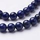 Grade A teints lapis lazuli naturelles perles brins GSR8mmC123-3