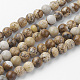 Chapelets de perle en jaspe avec images naturelles G-G735-16-4mm-1