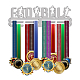 Спортивная тема железная вешалка для медалей настенная стойка для дисплея ODIS-WH0024-029-1
