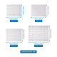 4個4スタイル紙熱転写熱転写工芸品パズル  長方形  銀  1セット/スタイル DIY-TA0003-58A-7