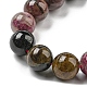 Chapelets de perles en tourmaline naturelle G-C076-8mm-10-5