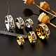 Iron & Brass Rhinestone Spacer Beads RB-TA0001-07-4