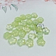 Transparente handgemachte Bunte Malerei Perlen LAMP-CJC0004-33I-1
