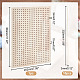 Ph pandahall 12インチ かぎ針編みブロッキングボード 木製編み物ブロッキングマット グラニースクエアブロッキングボード 木製ピン8本付き 編み物やかぎ針編みプロジェクト用 手作り編み物用 DIY-WH0387-22B-2