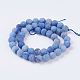 Natürlichen blauen Aventurin Perlen Stränge G-J376-31-8mm-2