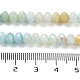 Brins de perles d'amazonite de fleurs naturelles G-J400-C09-05-5