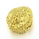 Alloy Lion Head Beads PALLOY-E389-01-2