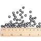 Perles de lettre de trou horizontal acrylique OACR-E001-17-4