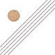 304 из нержавеющей стали мяч цепи ожерелье материалы NJEW-PH0001-02-3