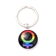 Pride Style Glass Keychain KEYC-F033-01C-1