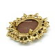 Alloy Rhinestone Brooch for Clothes Backpack JEWB-Q030-52AG-3