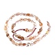 Chapelets de perles en quartz de rutile naturel G-G018-47-2
