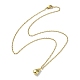 Ожерелье с подвеской из сплава и эмали в форме кошки NJEW-JN04613-02-2