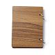 6-дюймовый деревянный фотоальбом для скрапбукинга с вкладными листами DIY-A036-01A-2