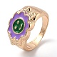 (vendita di fabbrica di feste di gioielli) anelli di barretta dello smalto della lega RJEW-H539-04D-LG-3