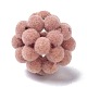 Flocky Resin Woven Beads RESI-F025-01A-2