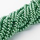 Glass Pearl Beads Strands HY-8D-B64-3
