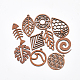 Chgcraft 20 piezas 10 colgantes de madera de nogal natural de estilo WOOD-CA0001-60-5