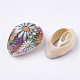 Printed Cowrie Shell Beads SHEL-S274-27D-1