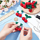 8 Stück 2 Stile Häkel-Ornament-Accessoires aus Baumwolle&nbsp;DIY-DR0001-08-3