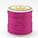 ナイロン糸  ラットテールサテンコード  赤ミディアム紫  1mm程度  約76.55ヤード（70m）/ロール NWIR-Q010A-129-2