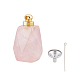 Nbeads pendentif bouteille de parfum en quartz rose naturel G-NB0003-58C-1