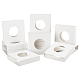 Nbeads 30 Stück quadratische Geschenkboxen aus Pappe mit hohlem Fenster CON-WH0003-31B-01-1