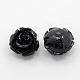 Perles roses de fleur de 3D en corail synthétique X-CORA-A006-15mm-047-1