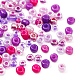 3750pcs 15 style 8/0 perles de rocaille rondes en verre SEED-YW0001-40B-6