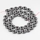 Electroplate Non-magnetic Synthetic Hematite Donut Bead Strands G-L368-14E-2