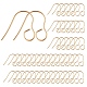 100pcs 316 crochets de boucle d'oreille français hypoallergéniques en acier inoxydable JX137B-1