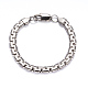 304 en acier inoxydable boîte colliers et des bracelets de la chaîne des ensembles de bijoux SJEW-K029-P-4