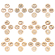 Pandahall elite 192 piezas 12 estilos conectores de enlaces de madera de álamo natural sin terminar WOOD-PH0009-42-1
