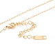 304 Stainless Steel Necklaces NJEW-M189-06G-3