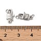 Rhodium Plated 925 Sterling Silver Lobster Claw Clasps STER-D006-20P-3