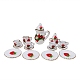 Mini servizi da tè in ceramica BOTT-PW0002-124D-3