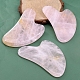 Planches gua sha en quartz rose naturel PW-WG89469-01-1