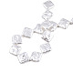 Hilos de cuentas de perlas de imitación de plástico abs KY-N015-03-B01-4