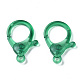 Transparent Acrylic Lobster Claw Clasps TACR-T023-01C-2