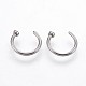316 Stainless Steel Nose Nose Ring AJEW-P070-08A-1