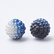 Perles acryliques de perles d'imitation OACR-T004-10mm-01-2
