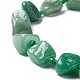 Natürlichen grünen Aventurin Perlen Stränge G-B024-10-3