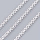 Colliers chaîne en laiton pour femmes X-NJEW-D079-S-3