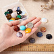 Fashewelry 24шт 12 стиля кабошоны из натуральных и синтетических драгоценных камней G-FW0001-05-7