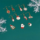 Kits de fabrication de boucles d'oreilles de Noël bricolage DIY-TA0002-86-11