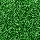 MIYUKIラウンドロカイユビーズ  日本製シードビーズ  15/0  （rr411)不透明な緑  15/0  1.5mm  穴：0.7mm  約5555個/10g X-SEED-G009-RR0411-3
