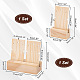 PandaHall Elite 2 Sets 2 Style Rectangle Wooden Earring Card Display Stands EDIS-PH0001-41-2